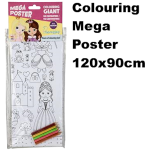 Colouring Mega Poster - Size 120 x 90cm